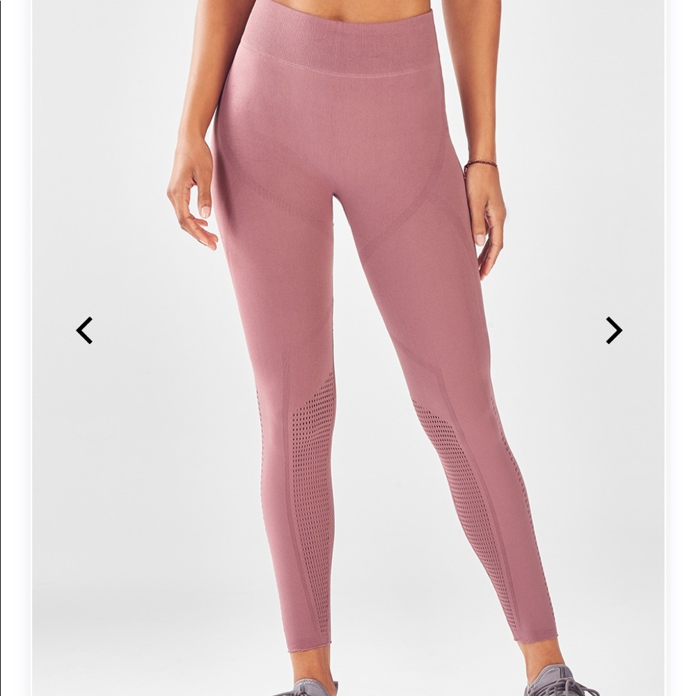 Fabletics Pink High Waisted Sculptknit Leggings